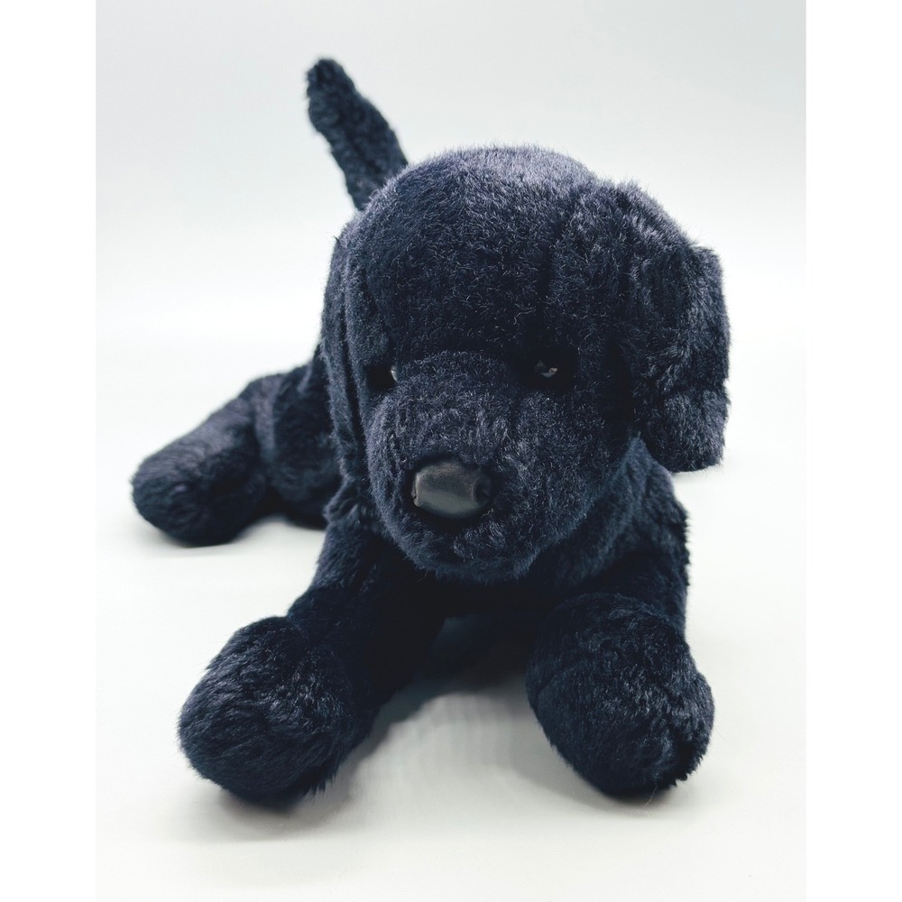 Douglas Black Lab Brewster Dog Plush Stuffed Animal Realistic Cuddle Toy 12 Inch